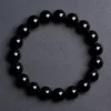 Auracharming Black Obsidian Bracelet Flat Lay
