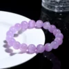 Auracharming Cat's Eye Kunzite Bracelet on White Plate