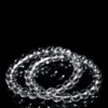 Auracharming Two Clear Quartz Bracelets Stacked for Layered Look
