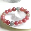 Auracharming Milkshake Tourmaline Jade Bracelet Left Side View