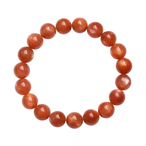 Auracharming Orange Moonstone Bracelet Multi-Angle View in Dish