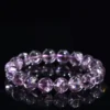 Auracharming Natural Azeztulite Bracelet Rainbow Flash Flat Lay