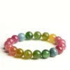 Auracharming Rainbow Tourmaline Bracelet Flat Lay