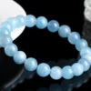 Auracharming Sky Blue Aquamarine Bracelet Right Side View