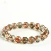 Auracharming Natural Black Gold Super Seven Bracelet – Flat Lay on White Background