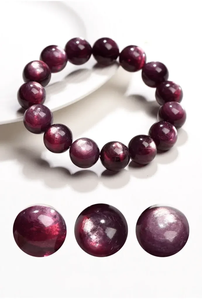 Auracharming Lepidolite Bracelet detail close-up