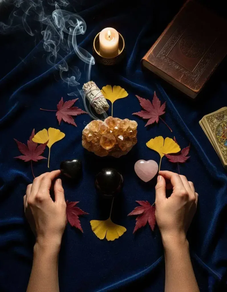 Crystal meditation for gratitude and transformation