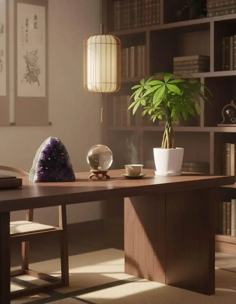 feng shui crystal practices home setting