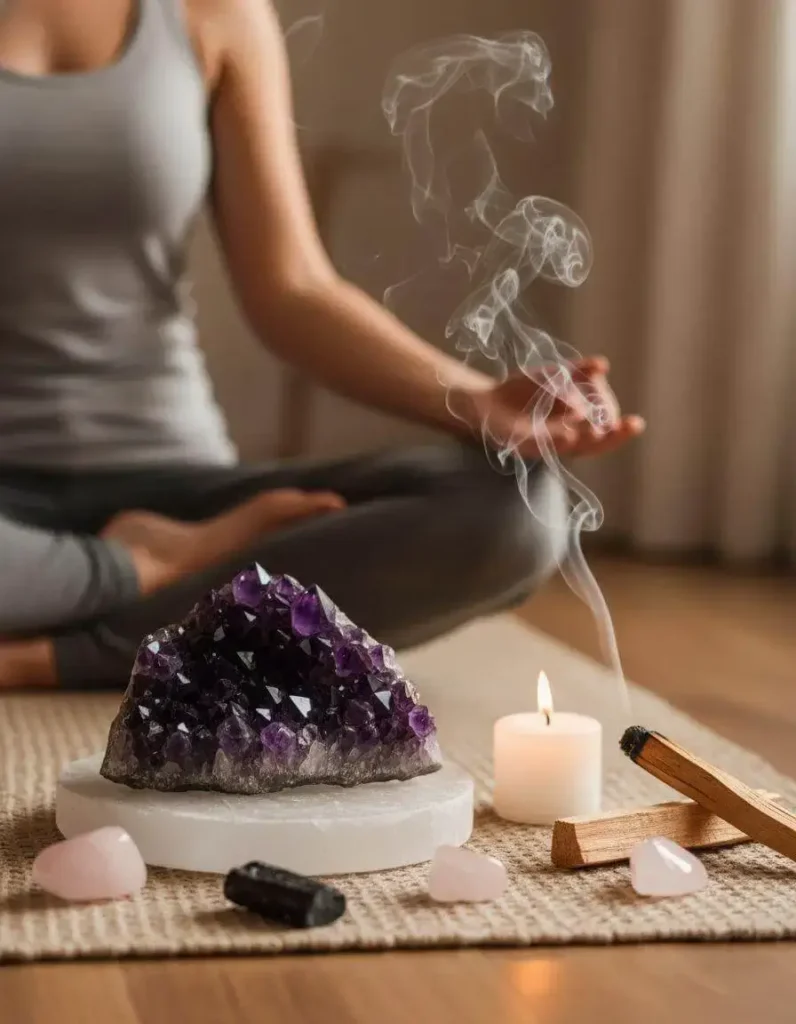 western crystal healing meditation jewelry